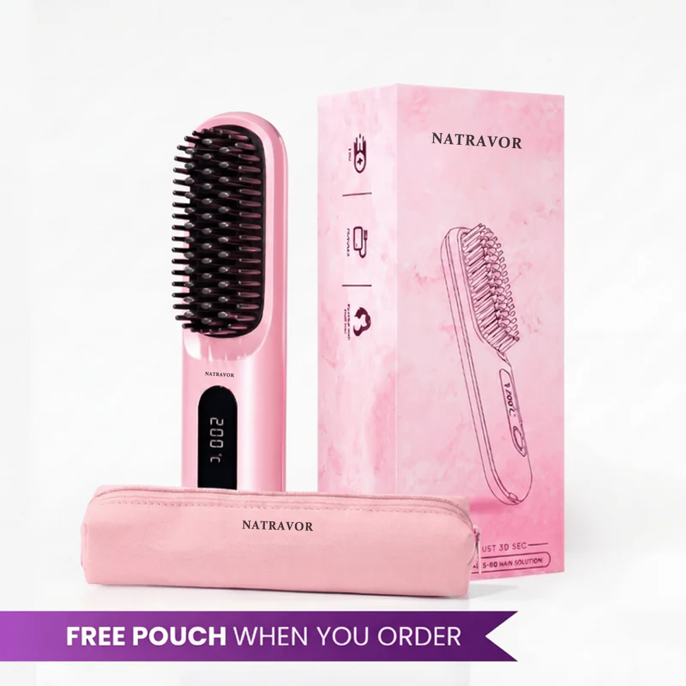[NEW] FLOWN Portable Straightener Brush - GoBrush PRO