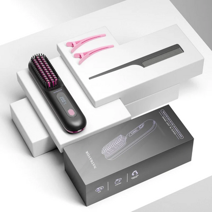 [NEW] FLOWN Portable Straightener Brush - GoBrush PRO