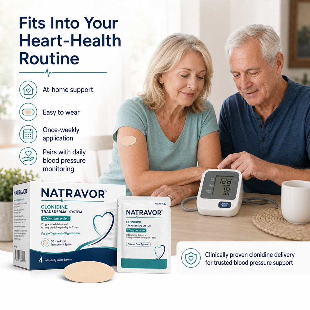 NATRAVOR™ CLONIDINE TRANSDERMAL SYSTEM