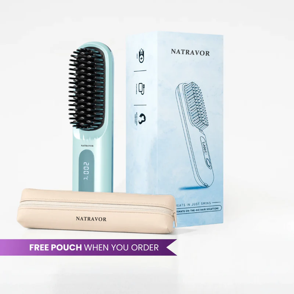 [NEW] FLOWN Portable Straightener Brush - GoBrush PRO